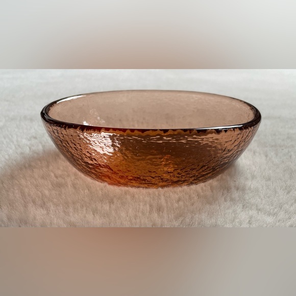 Fire & Light | Copper 6” Glass Soup Salad Bowl - Picture 3 of 8